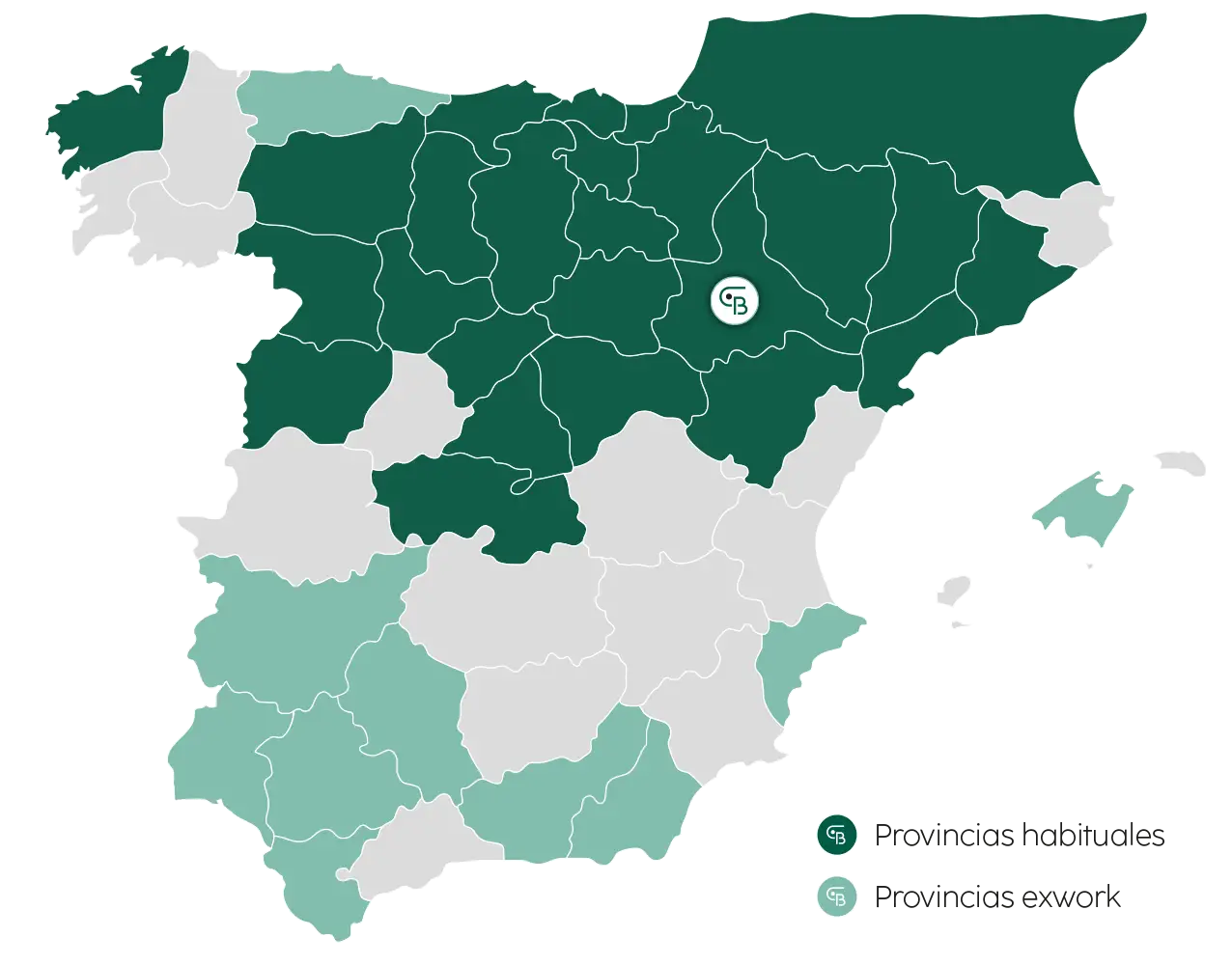 Mapa de distribución 2025