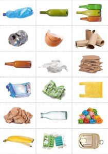 bingo de reciclaje para niños