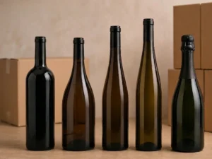 diferentes modelos de botellas de vino